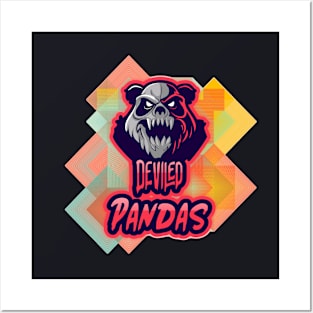 DEVIED PANDAS Posters and Art